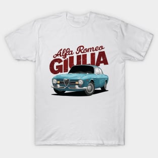 Alfa Romeo Giulia Vintage Car T-Shirt